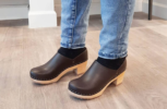 Bedford Closed Back Clog Smooth Chocolate Leather