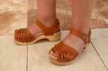 New York Braided Sandal Oil Tan Leather